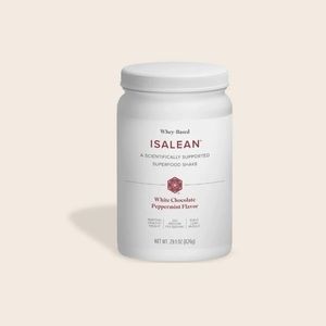 Isagenix White Chocolate Peppermint Shake Canister